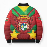 Suriname Emancipation Day Bomber Puffer Jacket Wan Switi Keti Koti - Wonder Print Shop