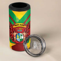 Suriname Emancipation Day 4 in 1 Can Cooler Tumbler Wan Switi Keti Koti - Wonder Print Shop