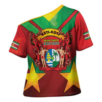 Suriname Emancipation Day Cross Shoulder Shirt Wan Switi Keti Koti - Wonder Print Shop