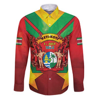 Suriname Emancipation Day Family Matching Long Sleeve Bodycon Dress and Hawaiian Shirt Wan Switi Keti Koti - Wonder Print Shop