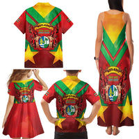 Suriname Emancipation Day Family Matching Tank Maxi Dress and Hawaiian Shirt Wan Switi Keti Koti - Wonder Print Shop
