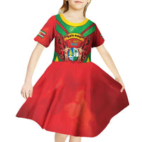 Suriname Emancipation Day Kid Short Sleeve Dress Wan Switi Keti Koti - Wonder Print Shop