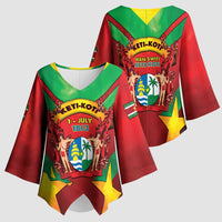 Suriname Emancipation Day Kimono Sleeve Blouse Wan Switi Keti Koti - Wonder Print Shop