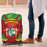 Suriname Emancipation Day Luggage Cover Wan Switi Keti Koti - Wonder Print Shop