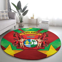 Suriname Emancipation Day Round Carpet Wan Switi Keti Koti - Wonder Print Shop