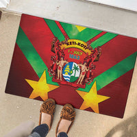 Suriname Emancipation Day Rubber Doormat Wan Switi Keti Koti - Wonder Print Shop