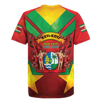 Suriname Emancipation Day Rugby Jersey Wan Switi Keti Koti - Wonder Print Shop