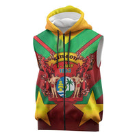 Suriname Emancipation Day Sleeveless Zip Hoodie Wan Switi Keti Koti - Wonder Print Shop