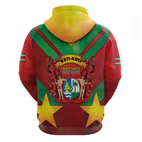 Suriname Emancipation Day Zip Hoodie Wan Switi Keti Koti - Wonder Print Shop