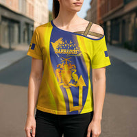 Barbados Emancipation Day Cross Shoulder Shirt Freedom And Unity - Wonder Print Shop