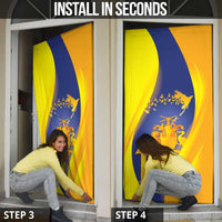 Barbados Emancipation Day Door Cover Freedom And Unity - Wonder Print Shop