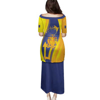 Barbados Emancipation Day Family Matching Puletasi and Hawaiian Shirt Freedom And Unity - Wonder Print Shop