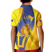 Barbados Emancipation Day Kid Polo Shirt Freedom And Unity - Wonder Print Shop