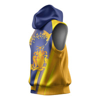 Barbados Emancipation Day Sleeveless Hoodie Freedom And Unity - Wonder Print Shop