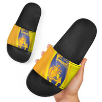 Barbados Emancipation Day Slide Sandals Freedom And Unity - Wonder Print Shop