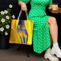 Barbados Emancipation Day Tote Bag Freedom And Unity - Wonder Print Shop