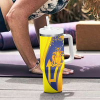 Barbados Emancipation Day Tumbler With Handle Freedom And Unity - Wonder Print Shop
