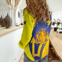 Barbados Emancipation Day Women Casual Shirt Freedom And Unity - Wonder Print Shop