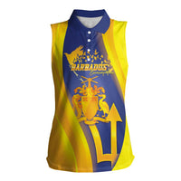 Barbados Emancipation Day Women Sleeveless Polo Shirt Freedom And Unity - Wonder Print Shop