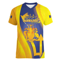 Barbados Emancipation Day Women V-Neck T-Shirt Freedom And Unity - Wonder Print Shop