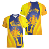 Barbados Emancipation Day Women V-Neck T-Shirt Freedom And Unity - Wonder Print Shop