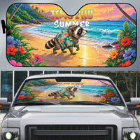 Hot Jimothy Summer Auto Sun Shade Funny Seattle Raccoon