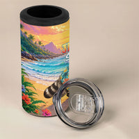 Hot Jimothy Summer 4 in 1 Can Cooler Tumbler Funny Seattle Raccoon
