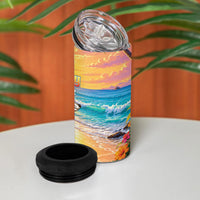 Hot Jimothy Summer 4 in 1 Can Cooler Tumbler Funny Seattle Raccoon