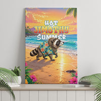 Hot Jimothy Summer Canvas Wall Art Funny Seattle Raccoon