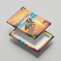 Hot Jimothy Summer Canvas Wall Art Funny Seattle Raccoon