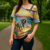 Hot Jimothy Summer Cross Shoulder Shirt Funny Seattle Raccoon