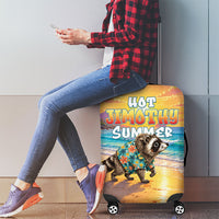 Hot Jimothy Summer Luggage Cover Funny Seattle Raccoon