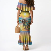 Hot Jimothy Summer Mermaid Dress Funny Seattle Raccoon