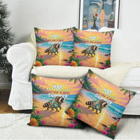 Hot Jimothy Summer Pillow Cover Funny Seattle Raccoon