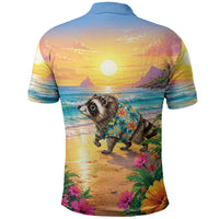 Hot Jimothy Summer Polo Shirt Funny Seattle Raccoon