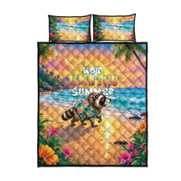 Hot Jimothy Summer Quilt Bed Set Funny Seattle Raccoon