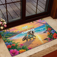 Hot Jimothy Summer Rubber Doormat Funny Seattle Raccoon