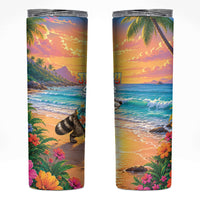 Hot Jimothy Summer Skinny Tumbler Funny Seattle Raccoon