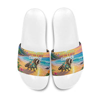Hot Jimothy Summer Slide Sandals Funny Seattle Raccoon