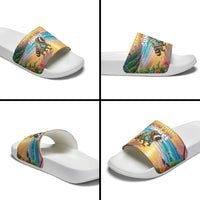 Hot Jimothy Summer Slide Sandals Funny Seattle Raccoon