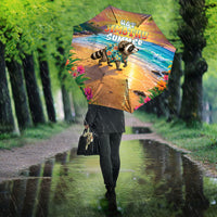 Hot Jimothy Summer Umbrella Funny Seattle Raccoon