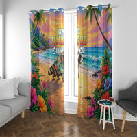 Hot Jimothy Summer Window Curtain Funny Seattle Raccoon