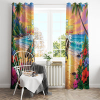 Hot Jimothy Summer Window Curtain Funny Seattle Raccoon
