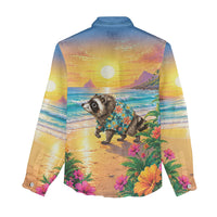 Hot Jimothy Summer Women Casual Shirt Funny Seattle Raccoon