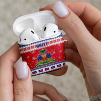 Haiti Christmas AirPods Case Coat Of Arms Jwaye Nwel - Wonder Print Shop