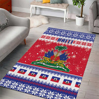 Haiti Christmas Area Rug Coat Of Arms Jwaye Nwel - Wonder Print Shop