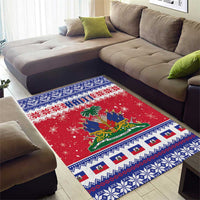 Haiti Christmas Area Rug Coat Of Arms Jwaye Nwel - Wonder Print Shop