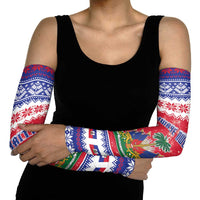 Haiti Christmas Arm Sleeves Coat Of Arms Jwaye Nwel - Wonder Print Shop