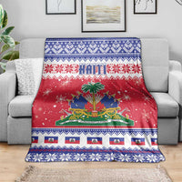 Haiti Christmas Blanket Coat Of Arms Jwaye Nwel - Wonder Print Shop