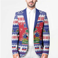 Haiti Christmas Blazer Coat Of Arms Jwaye Nwel - Wonder Print Shop
